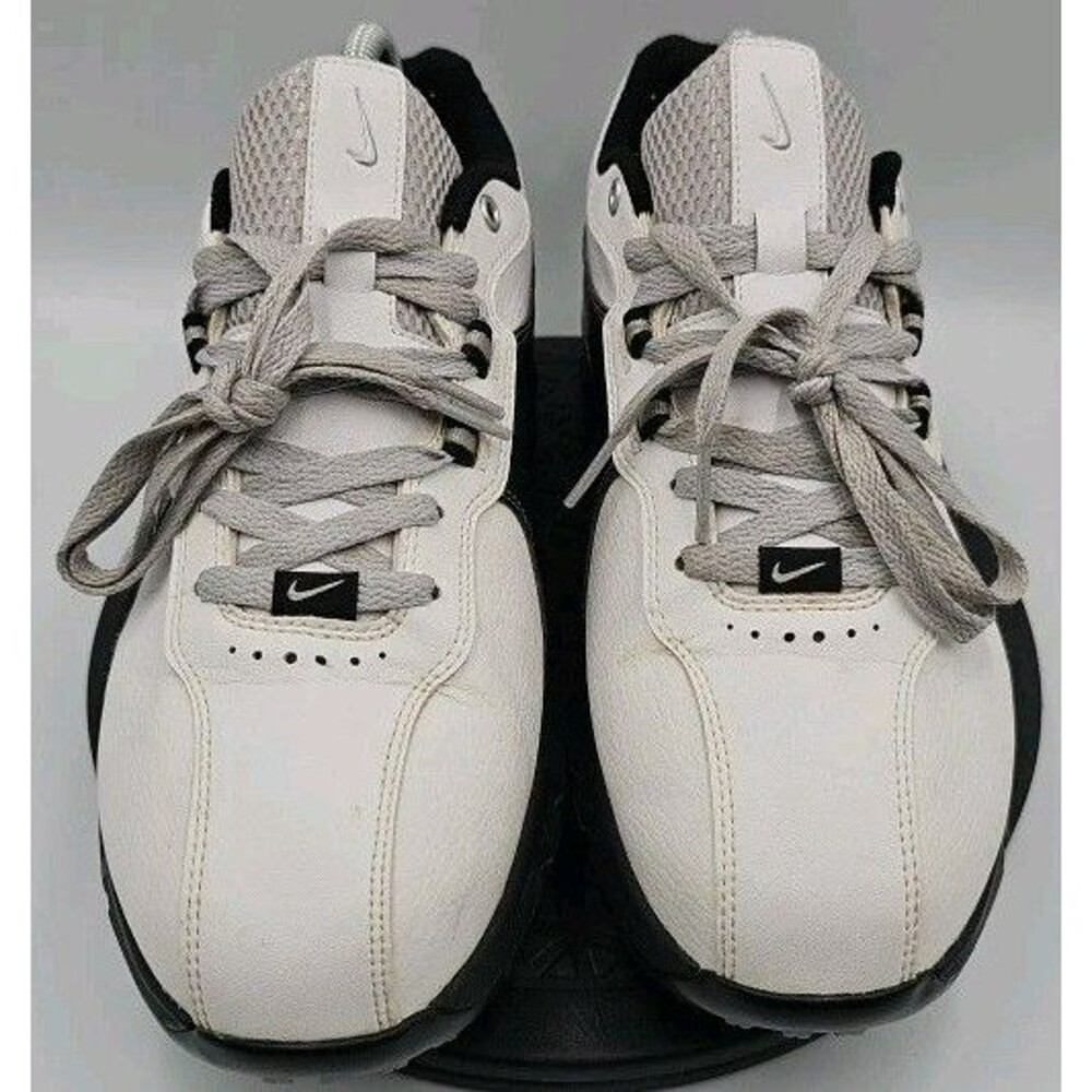 Nike Golf Power Channel TAC White/Black Golf Shoes 317683-102 Womens Size 7.5